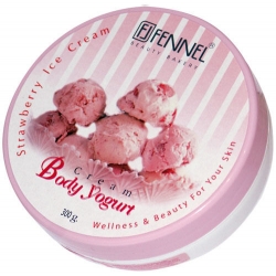 Truskawkowy Jogurt do Ciała - Ujędrniający i Nawilżający (300ml)